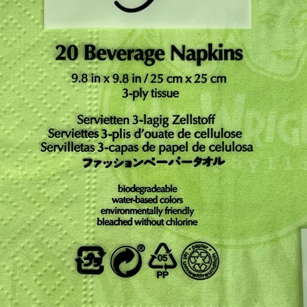 Funny Cocktail Napkins Retro Bikini Woman Do I Look Like I Give a Rat's Ass New